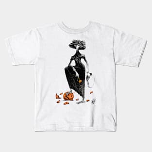 Day of the dead and pumpkins Kids T-Shirt
